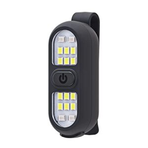 Clip-on-Lauflicht, wiederaufladbare Sicherheitslichter, Nacht-Lauflicht für Läufer, freihändige Taschenlampe, tragbares LED-Arbeitslicht, Stroboskoplicht, Warnblinklicht, Jogger, Camping, Wandern