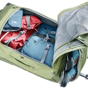 Deuter Unisex Adult Duffel Pro Movo 60 Bag, Mineral-Grove, 60 L - Komfortables Reisegepäck mit robuster Konstruktion und praktischen Funktionen