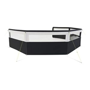 Aufblasbarer Windschutz für Camping oder Terrasse - Freistehend & Flexibel - Weathershield Pro