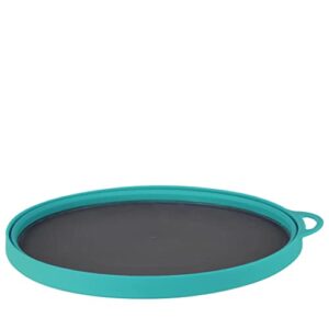 Zusammenklappbare und tragbare Silikonplatte für Camping, Reisen und Outdoor-Aktivitäten. BPA-frei, widerstandsfähig gegenüber extremen Temperaturen.