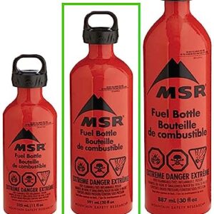 Brennstoffflasche von MSR, Rot, 591 ml - hochwertiger und zuverlässiger Begleiter für Outdoor-Abenteuer
