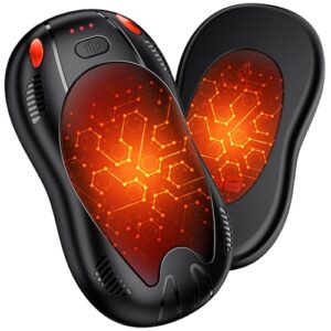 Elektrischer Handwarmer mit 10000mAh-Kapazität, doppelseitige Heizung und magnetisches Design für Outdoor-Aktivitäten wie Camping oder Wandern