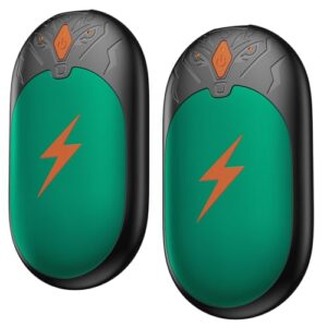 Elektrischer Handwärmer 2 Pack, ultraleicht und wiederaufladbar, Tragbare Heizung für Outdoor-Aktivitäten im Winter