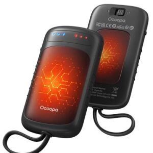 Elektrischer Handwärmer für den Alltag, beidseitige Erwärmung und 2s Sofortwärme, perfekt für Camping, Jagen oder Pendeln