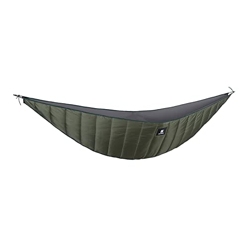 Hängematte-Underquilt-Kombination für Outdoor-Aktivitäten wie Wandern, Camping und Abenteuer. Wärmeisolierender Unterdecke für kalte Temperaturen.