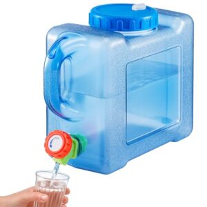 Wasserkanister mit Hahn und Schraubdeckel für Wandern, Camping und Picknick