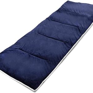 Campingschlaft für Zelt oder im Innenbereich, Weiche Baumwollmatratze mit Befestigungsbändern