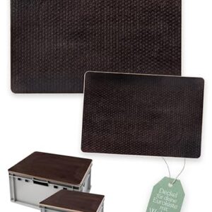 Personalisierter Eurokistendeckel mit Wabenstruktur, ideal für Männer, Camper und Outdoor-Fans als Geschenk oder Accessoire