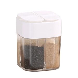 Gewuerzstreuer für Camping und Reisen, 4 in 1 Set mit verschiedenen Gewuerzen für Steak, Huhn und Fisch