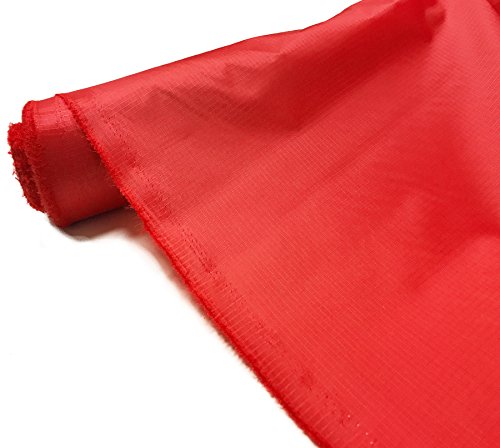 Ripstop Wasserdicht Stoff Material 3.8oz Draussen Abdeckung Zelt Kissen Rot 1 Meter (100cm x 150cm) - hochwertiges Polyestermaterial für Persenning, Rucksäcke, Pavillons und Balkonverkleidungen