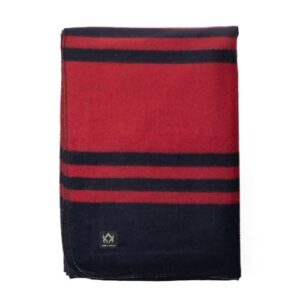 Warme und bequeme Wolldecke für Outdoor-Abenteuer, Camping, Überlebens- oder Notfallkiste. Große Größe 64" x 88", leicht zu transportieren, waschbar.