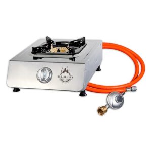 Portabler Gaskocher mit 5,5 kW Leistung und Piezo-Zündung für Camping- und Outdoor-Ausrüstung