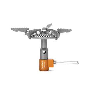 Ultraleichter und tragbarer Gaskocher für Outdoor-Aktivitäten, 9600 BTU, LPG, Mini Faltbar, EN417-Anschluss