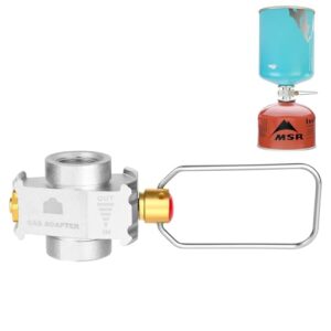 Gas-Canister-Refill-Adapter, Gaskartuschen-Adapter, Gas-Nachfuelladapter, Campingkocher-Adapter, Kraftstoff-Transfergeraet