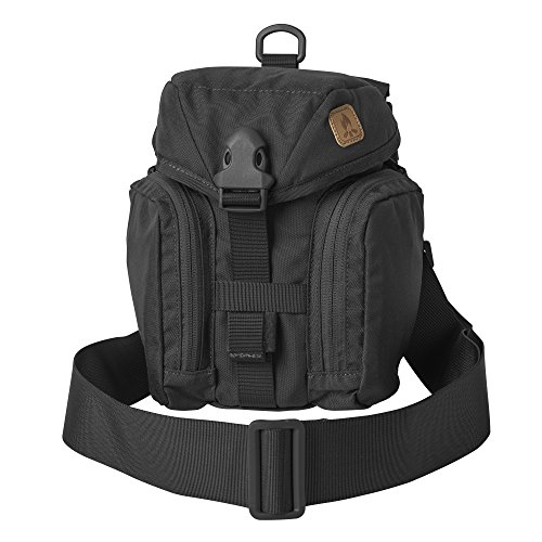 Bushcraft-Überlebens-Kitschule Tasche, schwarz, aus 100% Cordura 500D Material, robust und wasserdicht, leichtgewichtig (320g), ideal für den Tragekomfort in der Wildnis