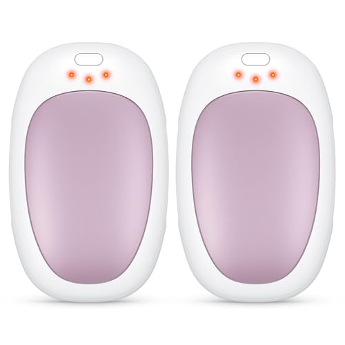 Elektrischer Handwärmer mit 2 Wärmestufen, wiederaufladbar über USB, ideal für Outdoor-Aktivitäten wie Camping und Golf