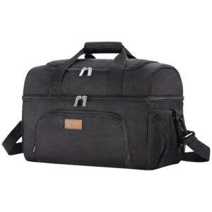 Kühltasche für Outdoor-Aktivitäten, 30L Fassungsvermögen, isoliertes Gewebe, gepolsterter Griff und abnehmbarer Schultergurt
