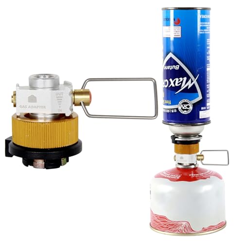 Gaskartuschen Adapter für Camping und Outdoor-Utensilien, hohe Temperaturbeständigkeit und multifunktionell