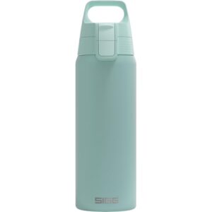 Trinkflasche aus Edelstahl für Outdoor und Fitness, hellblau, 0,75 Liter