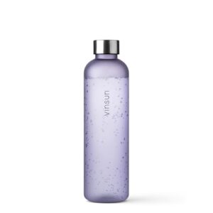 VINSUN-Trinkflasche 650ml lila auslaufsicher, Kohlensäure geeignet, BPA frei, Tritan - Leichte Wasser Flasche für Sport, Outdoor, Schule, Uni, Fahrrad, Büro, Gym