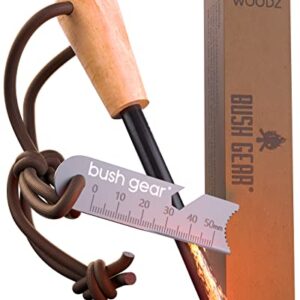 Bush Gear Feuerstahl Outdoor XXL, ein unverzichtbares Tool für Outdoor-Liebhaber. Mit bis zu 17.000 Zündungen perfekt für Survival-Abenteuer, Camping und Bushcraft.