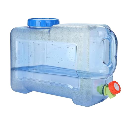 Camping-Wasserkanister mit Hahn aus Kunststoff, 18L Fassungsvermögen, sicherer Wasserbehalter für Outdoor-Aktivitäten und Notfallvorsorge