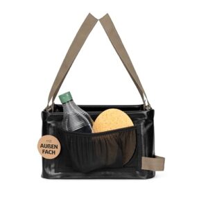 Faltbare Camping-Spülschüssel mit Tragegriffen und Staufach, kompakt verstellbar für das Camping-Geschirr, Waschschüssel für unterwegs