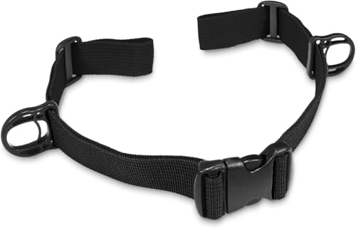 Versteller Brustgurt für Rucksack, Brustgurt aus hochwertigem PVC und Polyester Material, verstellbarer Rucksack-Riemen mit Schnellverschluss Nachrüsten, ideal für Wandern, Camping und Reisen