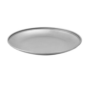 Ultraleichter Metallteller für Outdoor-Verwendung, rein Titan, sicher mit Lebensmitteln verwendbar