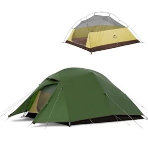 Ergonomisches und leichtes Zelte für 3 Personen - Naturehike Neu Cloud-up 3 Upgrade Ultraleichtes Zelt für Camping und Wandern