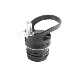 Tatonka Sports Lid, Trinkflaschenverschluss mit einklappbarem Mundstück für Edelstahl-Trinkflasche, sicher und hygienisch