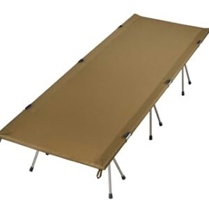 Hochwertiges und stabiles Feldbett aus Aluminium für Camping, Gäste und Outdoor, bis 150 kg belastbar, mit Transporttasche und großzügiger Schlaffläche