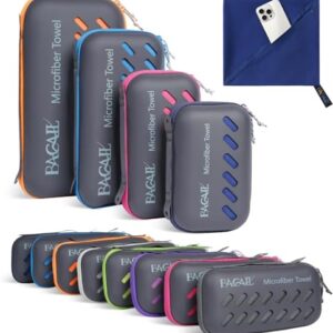 Atmeraubend leiches und kompaktes Mikrofaserhandtuch, atmungsaktiv, hautfreundlich und hypoallergen, ideal für Sportler, Reisende und täglichen Gebrauch.