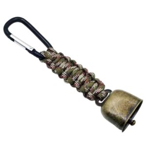 Sicherheitsgurt mit Glockenalarm für Outdoor-Aktivitäten, Wandern und Camping, Schlüsselanhänger mit akustischem Alarm