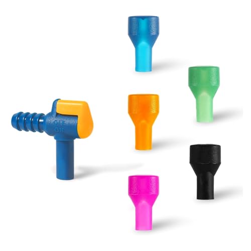 DHWEKU-Bite-Ventil, 6-teiliger Satz silikon-Mundstücke und Ersatz-Beißventil für Outdoor-Rucksack-Trinkblase-Reservoir