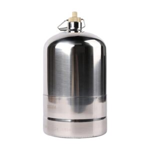 Fenteer Camping-Gastank, Gaskartusche, leer, nachfüllbare Gasflasche für Outdoor-Angeln, Camping, Grillgas, 1.5 l