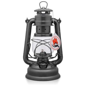 traditionelle Petroleumlampe mit 20 Stunden Leuchtdauer, made in Germany, für Garten, Camping und Balkon