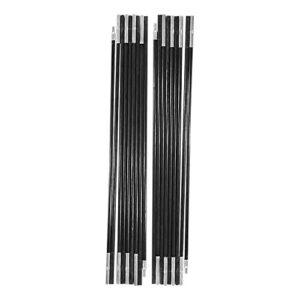 2 Rods Outdoor Camping Zeltstange, 4.9 M FiberglasTent Support Rod Bars Outdoor Support Rods Markisenrahmen Kit Fiberglas Pfosten Kit für Wandern Rucksackreisen Reisen 7-8 Personen Campingzelt