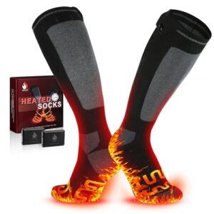 Heizbare Socken mit hoher Heizfläche und lang anhaltender Wärme. Perfekt für den Winter-Sport wie Skifahren, Outdoor-Aktivitäten oder einfach zum Zuhause.