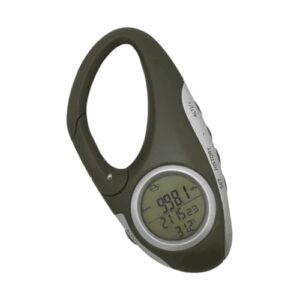 Praktisches Outdoor-Gadget mit Karabiner, Höhenmesser, Barometer und Thermometer für Bergsteiger, Wanderer und Outdoor-Fans