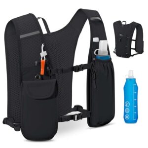Laufweste mit Trinkflasche 500 ml, reflektierendes Design für Jogging und Trailrunning