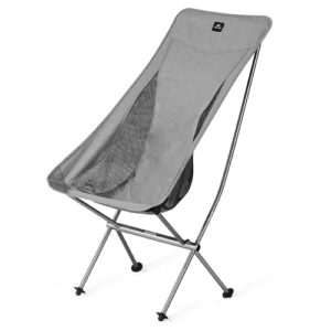 Tragbarer Campingstuhl mit ultraleichem Gewicht, robustem Gestell und stabilen Füßen für Camping und Picknick