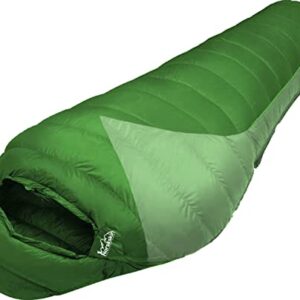 Leichter und widerstandsfähiger Schlafsack für alle Jahreszeiten. Norskskin Leichter Schlafsack, 4 Jahreszeiten, Temperaturen von 0°C bis -23°C, wasserabweisender Outdoor-Schlafsack mit Kopfkissenfach.