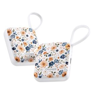 Elektrische Handwärmer 2er Set mit 3 Stufen Wärme, schnelles Aufheizen und langlebige Batterie, wiederverwendbar und usb-ladbar für Outdoor-Aktivitäten im Winter