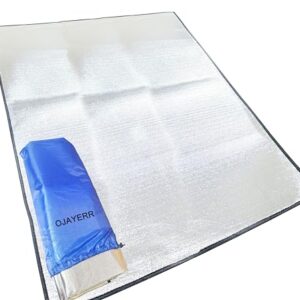 Hochwertige wasserdichte Schlafmatte aus Aluminiumfolie und EPE, ideal für Camping-Abenteuer, faltbar, leicht zu transportieren und pflegeleicht.