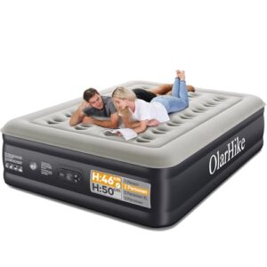 Bequemes Luftbett für 2 Personen, Selbstaufblasbare Matratze für Camping oder Heimgebrauch, Komfortable Liegefläche aufblasbar und abblasbar