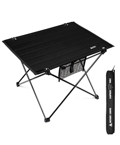 Faltbarer Campingtisch OneTigris CAMPMATE, Klapptisch klein faltbar für Outdoor-Abenteuer, Ultraleicht tragbar und Tragfähigkeit bis zu 30 kg