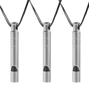Hochwertige Trillerpfeifen für Outdoor-Aktivitäten und Rettungseinsätze, praktisches 3er-Set mit robustem Material
