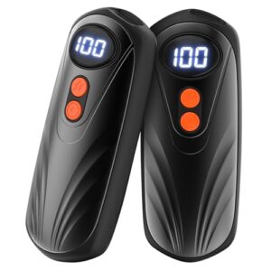 Elektrischer Handwärmer, 2 Pack, ultra-leicht und dünn, 5 Stufen Heizung, tragbar für Outdoor-Camping, Wandern, Jagd