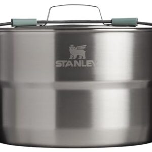 Stanley Wildfare Core 26-teiliges Edelstahl-Kochset mit 4 qt Topf und Deckel, Klapp- und Verriegelungsgriff, ideal für Campingküche und Outdoor-Kochen